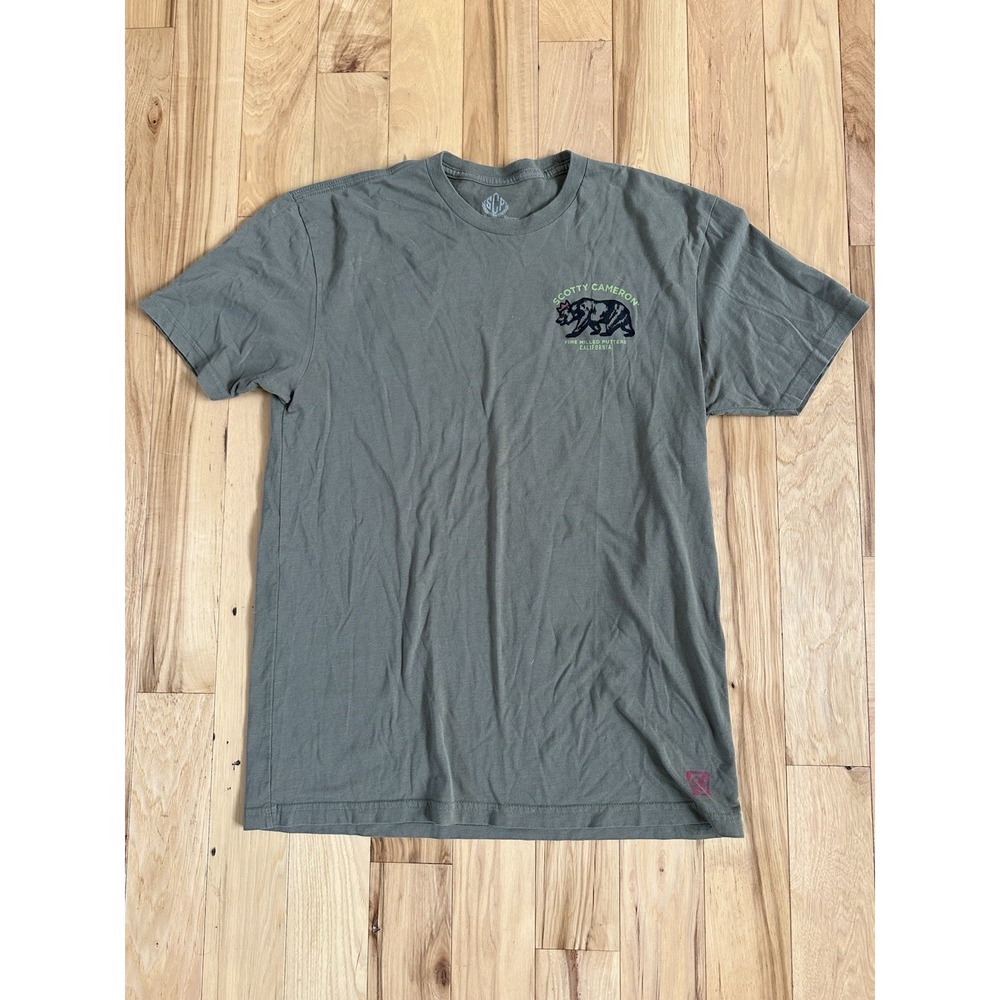 Scotty Cameron California Bear Green Private Reserve T-Shirt Medium Golf Gallery